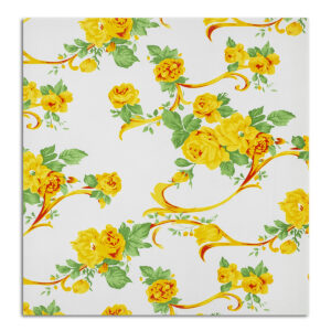 LAMINADO DECORATIVO FORMIPAK FLORAL AMARILLO BRILLANTE 1.22 m X 2.44 m X 0.6 mm