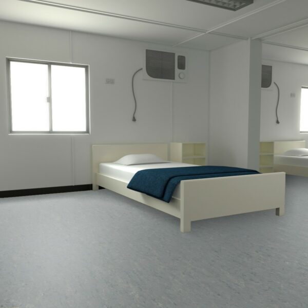 PISO VINILICO TARKETT VYLON SILVER EN ROLLO COMERCIAL 2 m X 20 m X 2 mm - Imagen 2