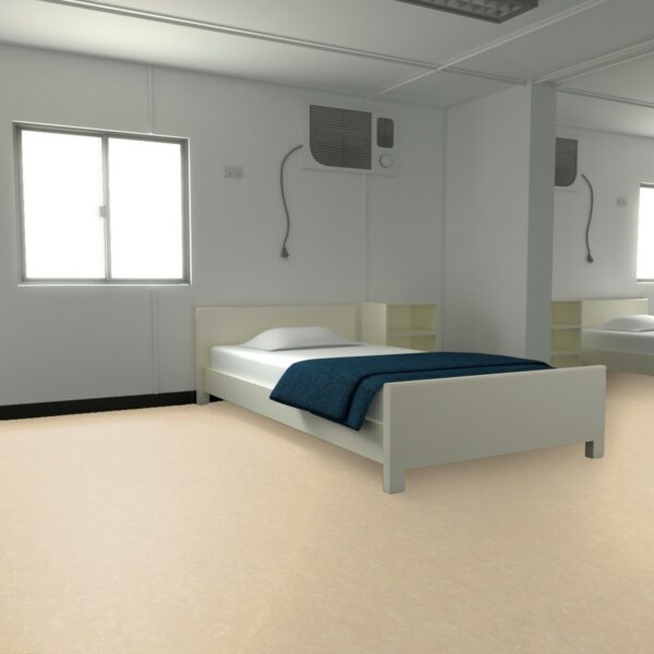 PISO VINILICO TARKETT VYLON MARFIL EN ROLLO COMERCIAL 2 m X 20 m X 2 mm - Imagen 2