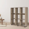 MUEBLE ESTANTE MELAPAK COSMOS OLIVO CON RUEDAS 120 cm X 126.5 cm X 30 cm - Imagen 3
