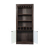MUEBLE BAR LAREDO WENGUE PORTACOPAS - Imagen 2