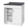 MODULO DE COCINA MELAPAK BAJO BLANCO 2 PUERTAS 100 cm X 80 cm X 59 cm - Imagen 4