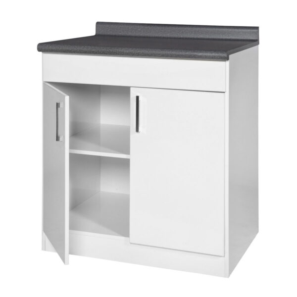 MODULO DE COCINA MELAPAK BAJO BLANCO 2 PUERTAS 100 cm X 80 cm X 59 cm - Imagen 4
