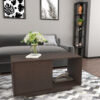 MESA DE CENTRO MELAPAK MURANO WENGUE CON PUERTA CORREDIZA 42 cm X 80 cm X 55 cm - Imagen 3
