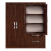 ROPERO MELAPAK JASMIN CEDRO 4 PUERTAS 160 cm X 140 cm X 46.5 cm - Imagen 3