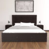 CAMA MELAPAK TESINO BOX WENGUE 2 PLAZAS 70 cm X 140 cm X 0.03 cm - Imagen 6