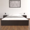 CAMA MELAPAK CLASICA WENGUE 2 PLAZAS 35.3 cm X 193 cm X 140.3 cm - Imagen 3