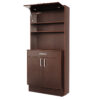 MUEBLE ALACENA MELAPAK ROMERO WENGUE 2 PUERTAS 175 cm X 80 cm X 41.5 cm - Imagen 2