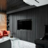 WALL PANEL BRUSHED BLACK