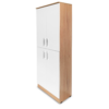 MUEBLE ALACENA REGALIZ ROBLE FLOR MORADO Y BLANCO 4 PUERTAS - Imagen 3