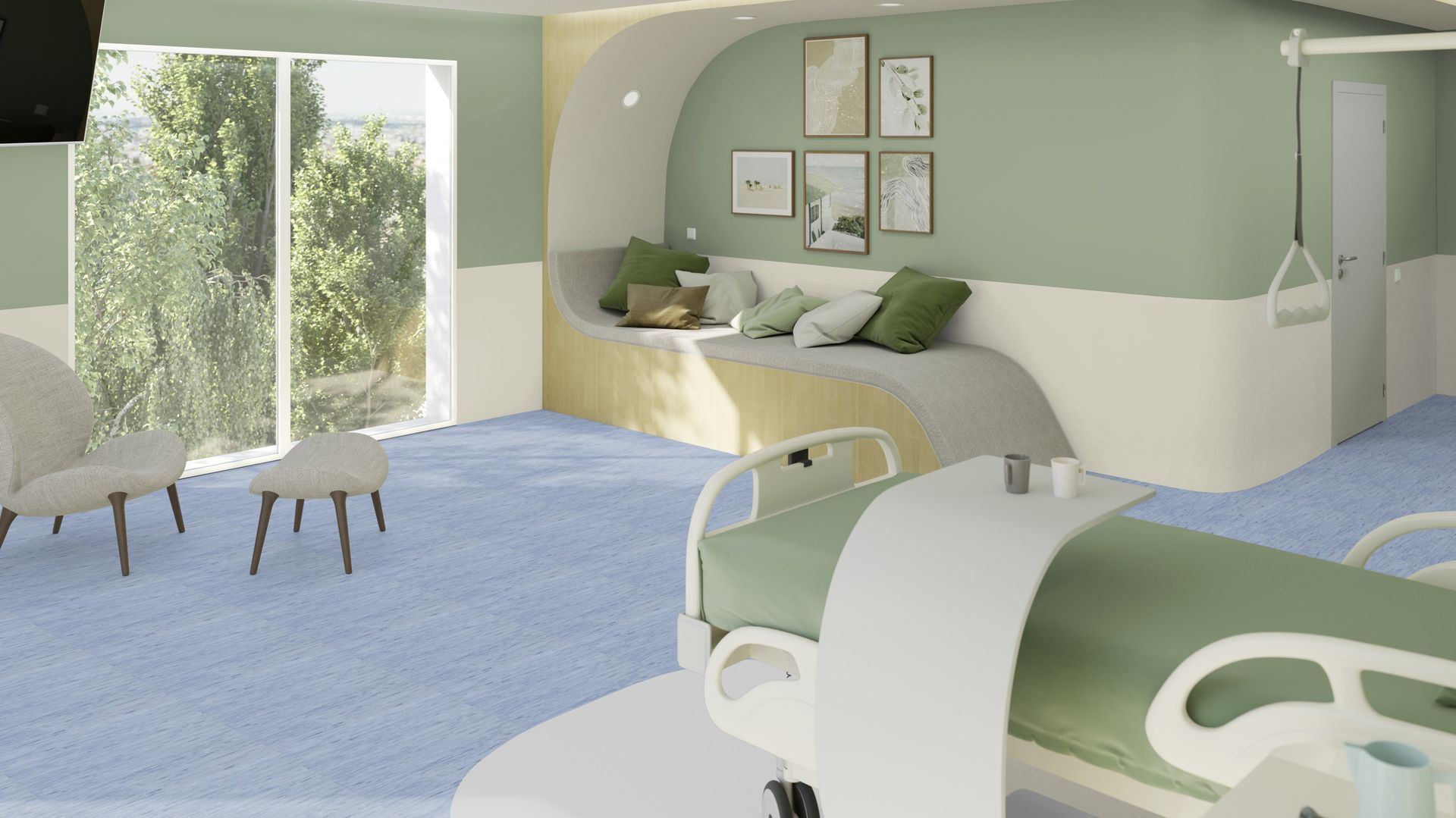 PISO EN ROLLO SOMPLAN CELESTE 2.0MM