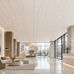 CIELO RASO DECORATIVO PISOPAK FRESNO MARFIL ENTABLADO 250X8X2900 mm