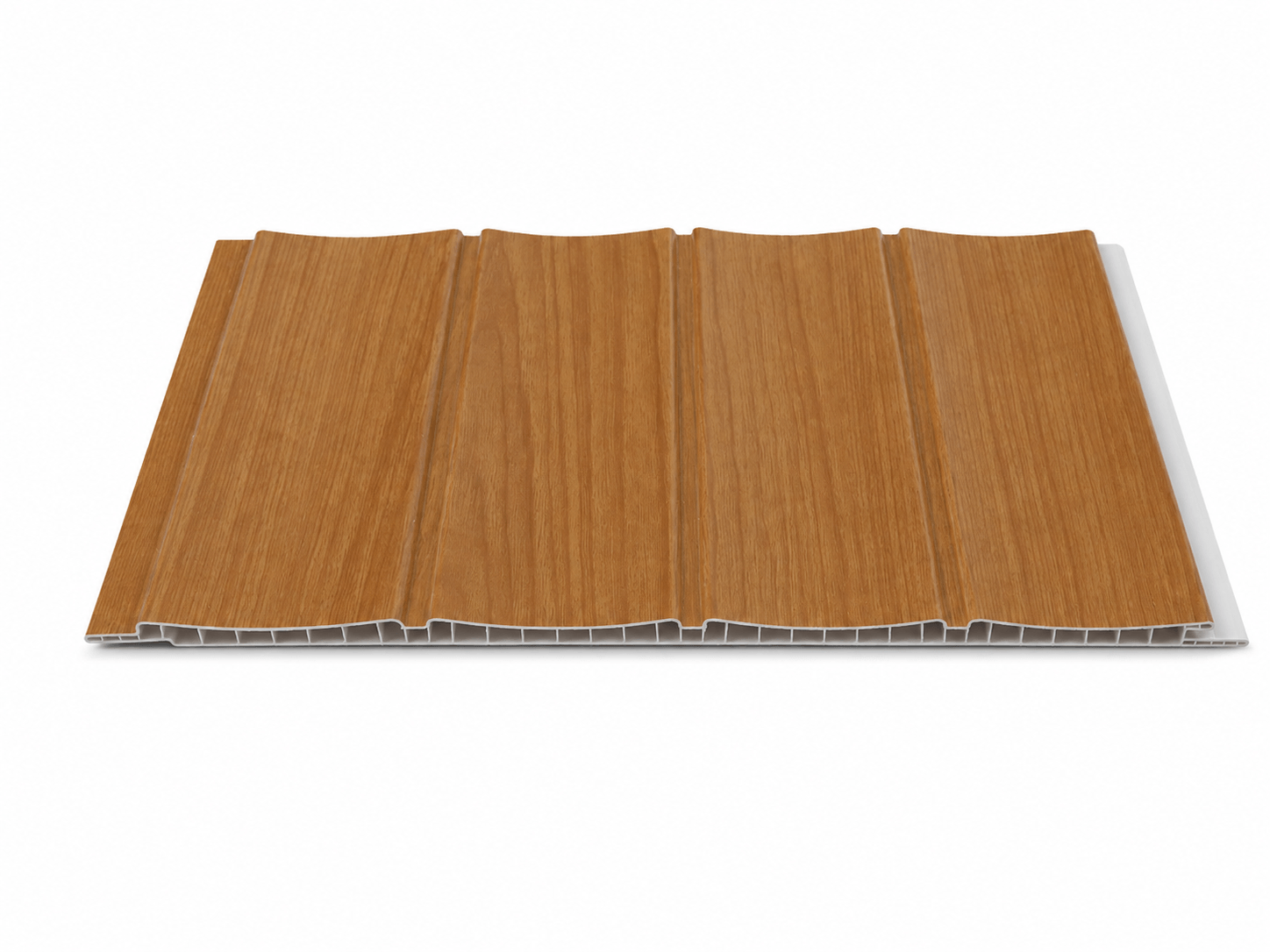 CIELO RASO DECORATIVO PISOPAK ROBLE MIEL ENTABLADO CURVO 250X8X2900 mm - Imagen 6